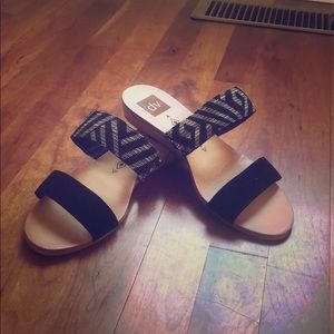 Women’s two band slide on sandals